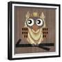 Owl 1-Erin Clark-Framed Giclee Print