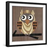Owl 1-Erin Clark-Framed Premium Giclee Print