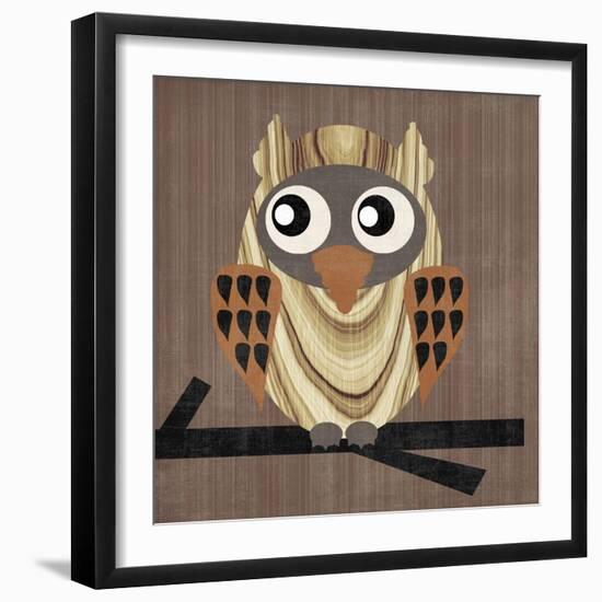 Owl 1-Erin Clark-Framed Premium Giclee Print