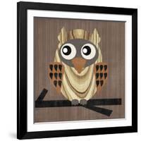 Owl 1-Erin Clark-Framed Giclee Print