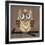 Owl 1-Erin Clark-Framed Giclee Print