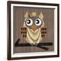 Owl 1-Erin Clark-Framed Giclee Print