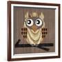 Owl 1-Erin Clark-Framed Giclee Print