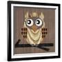 Owl 1-Erin Clark-Framed Giclee Print