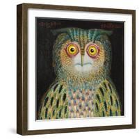 Owl, 2015-Tamas Galambos-Framed Giclee Print