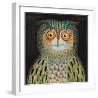 Owl, 2015-Tamas Galambos-Framed Giclee Print