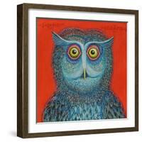 Owl, 2015-Tamas Galambos-Framed Giclee Print