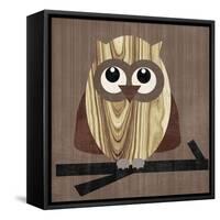 Owl 2-Erin Clark-Framed Stretched Canvas