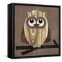 Owl 2-Erin Clark-Framed Stretched Canvas