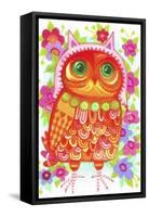 Owl 3-Oxana Zaiko-Framed Stretched Canvas