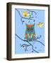 Owl And Birds-Sartoris ART-Framed Giclee Print