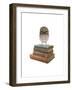 Owl and Books-J Hovenstine Studios-Framed Giclee Print