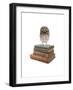 Owl and Books-J Hovenstine Studios-Framed Giclee Print