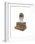 Owl and Books-J Hovenstine Studios-Framed Giclee Print