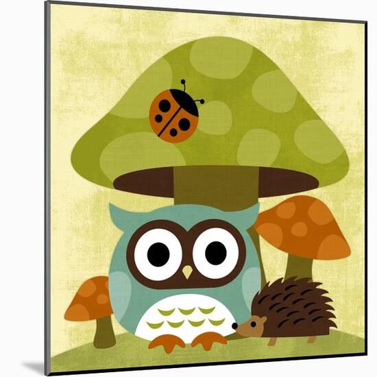 Owl and Hedgehog-Nancy Lee-Mounted Art Print