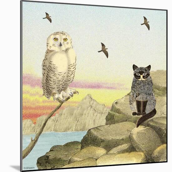 Owl and Pussycat 13-David Sheskin-Mounted Giclee Print