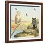 Owl and Pussycat 13-David Sheskin-Framed Giclee Print