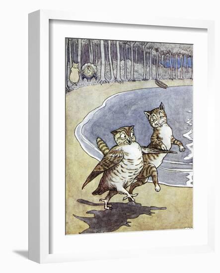 Owl and the Pussycat-Leslie Brooke-Framed Giclee Print