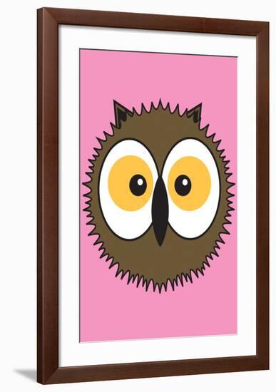 Owl - Animaru Cartoon Animal Print-Animaru-Framed Giclee Print