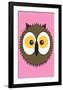 Owl - Animaru Cartoon Animal Print-Animaru-Framed Giclee Print