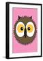Owl - Animaru Cartoon Animal Print-Animaru-Framed Giclee Print