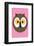 Owl - Animaru Cartoon Animal Print-Animaru-Framed Giclee Print