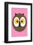 Owl - Animaru Cartoon Animal Print-Animaru-Framed Giclee Print