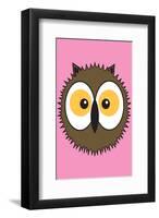 Owl - Animaru Cartoon Animal Print-Animaru-Framed Giclee Print