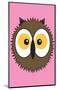 Owl - Animaru Cartoon Animal Print-Animaru-Mounted Giclee Print