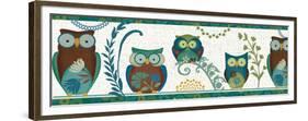 Owl Blues III-Veronique Charron-Framed Premium Giclee Print