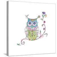 Owl Branch-null-Stretched Canvas