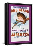 Owl Brand Tea-null-Framed Stretched Canvas