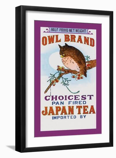 Owl Brand Tea-null-Framed Art Print