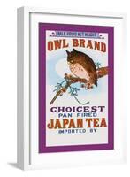 Owl Brand Tea-null-Framed Art Print