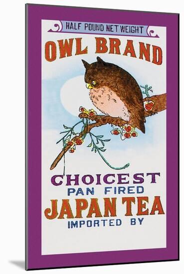 Owl Brand Tea-null-Mounted Art Print