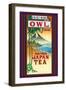 Owl Brand Tea-null-Framed Art Print