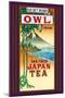 Owl Brand Tea-null-Mounted Art Print