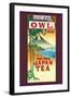 Owl Brand Tea-null-Framed Art Print