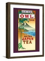 Owl Brand Tea-null-Framed Art Print