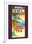 Owl Brand Tea-null-Framed Art Print