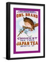 Owl Brand Tea-null-Framed Art Print