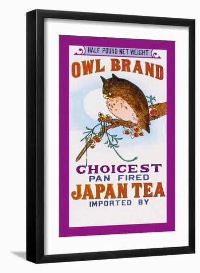 Owl Brand Tea-null-Framed Art Print