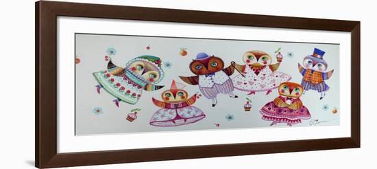 Owl Dance-Oxana Zaika-Framed Giclee Print