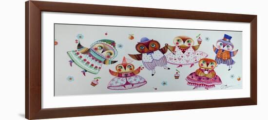 Owl Dance-Oxana Zaika-Framed Giclee Print