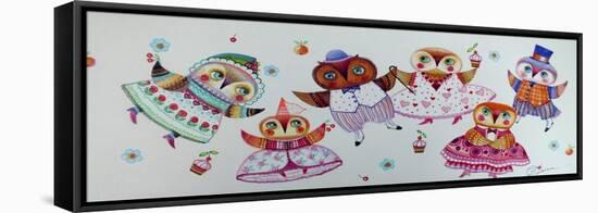 Owl Dance-Oxana Zaika-Framed Stretched Canvas