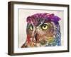 Owl Drawing-Mark Ashkenazi-Framed Giclee Print