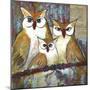 Owl Family-Blenda Tyvoll-Mounted Giclee Print