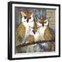 Owl Family-Blenda Tyvoll-Framed Premium Giclee Print