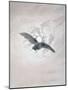Owl Flying Against a Moonlit Sky-Caspar David Friedrich-Mounted Giclee Print