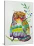 Owl From Provence-Oxana Zaika-Stretched Canvas